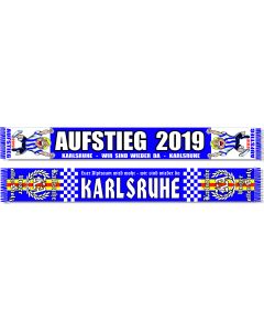 Jacquardschal "AUFSTIEG 2019 - Karlsruhe"