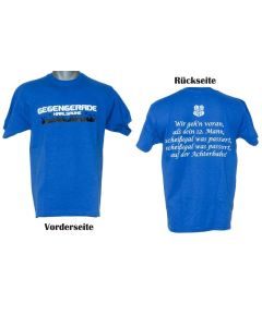 T-Shirt "Gegengerade - Achterbahn Lied" 