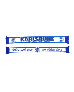 Polyesterschal „KARLSRUHE - Alles für Blau-Weiss"