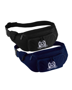 Bestickte Bauchtasche "Karlsruhe - Kranz + Banderole" groß