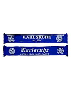 Jacquardschal „KARLSRUHE - est. 1894“ lurex
