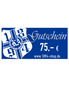 Gutschein 75,- €