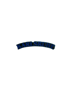 Pin „Karlsruhe“ Schriftzug, blau