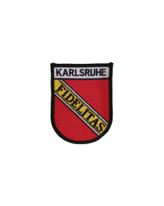 Aufnäher „Karlsruhe“ Stadtwappen