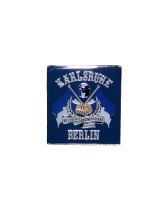 Pin „Karlsruhe & Berlin – In fester Freundschaft allezeit“