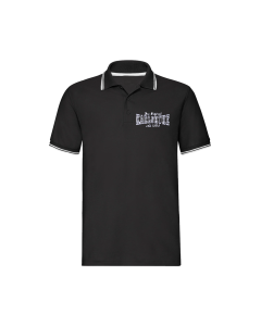 Besticktes Polo-Shirt "Das Original - KARLSRUHE - seit 1894" schwarz-weiß