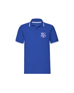 Besticktes Polo-Shirt "1894-Logo" royal-weiß -> Größe L