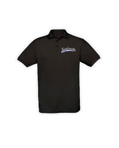 Besticktes Polo-Shirt "Karlsruhe - the Original" schwarz
