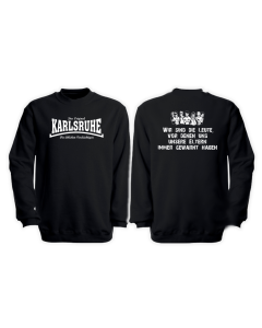 Sweat-Shirt "Karlsruhe, die üblichen Verdächtigen - Wir sind die Leute"