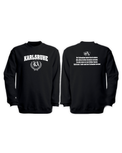 Sweat-Shirt "Karlsruhe - Ihr Schwaben kniet Euch nieder"