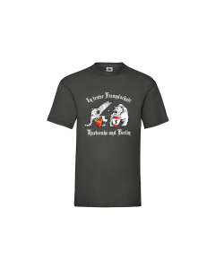 T-Shirt "KARLSRUHE & BERLIN - IN FESTER FREUNDSCHAFT" grau