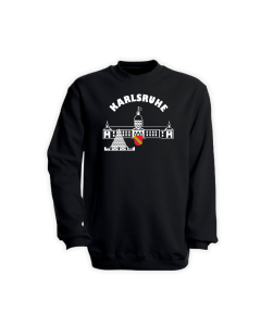 Sweat-Shirt "Karlsruhe - Schloss & Pyramide" schwarz
