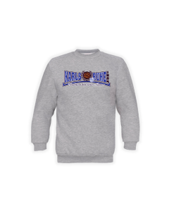 Besticktes Sweat-Shirt „Karlsruhe - Tradition hat einen Namen“ grau