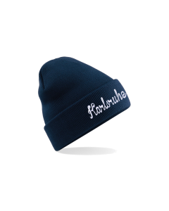 Wollmütze mit Krempe "Karlsruhe" navy
