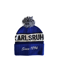 Bommelmütze mit Krempe "Karlsruhe - Since 1894"