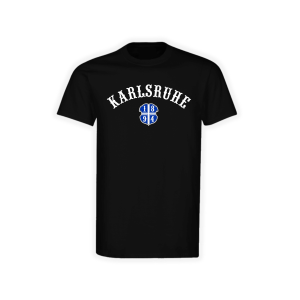 T-Shirt "Karlsruhe - 1894 Logo" schwarz