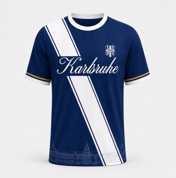 Trikot "Karlsruhe 1894" blau   ***JETZT VORBESTELLEN***