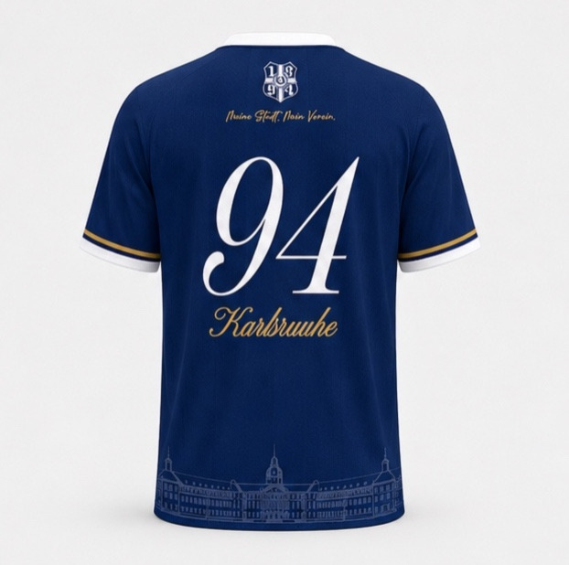 Trikot "Karlsruhe 1894" blau   ***JETZT VORBESTELLEN***