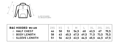 Besticktes Kapuzen Sweat-Shirt „1894" Logo navy/grau/weiß