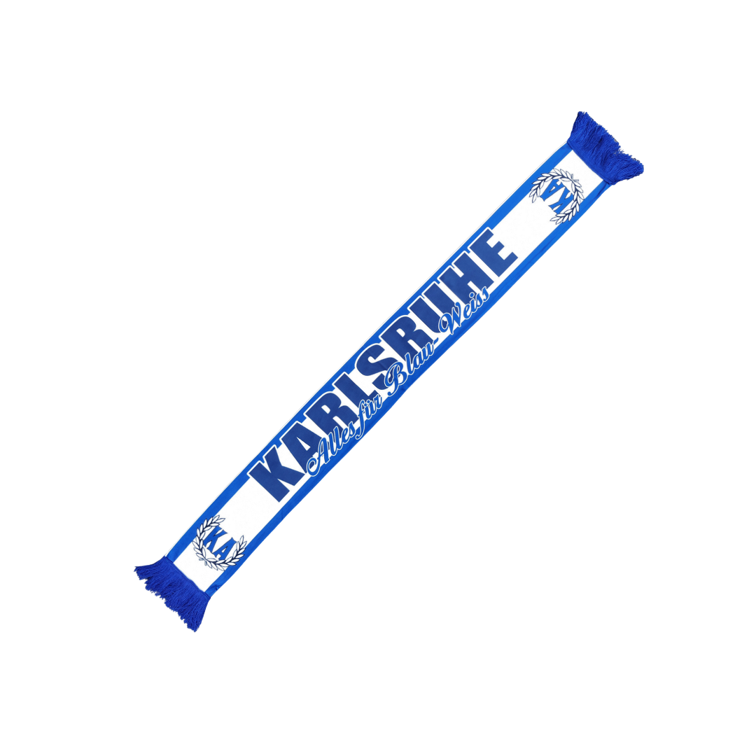Polyesterschal „KARLSRUHE - Alles für Blau-Weiss"