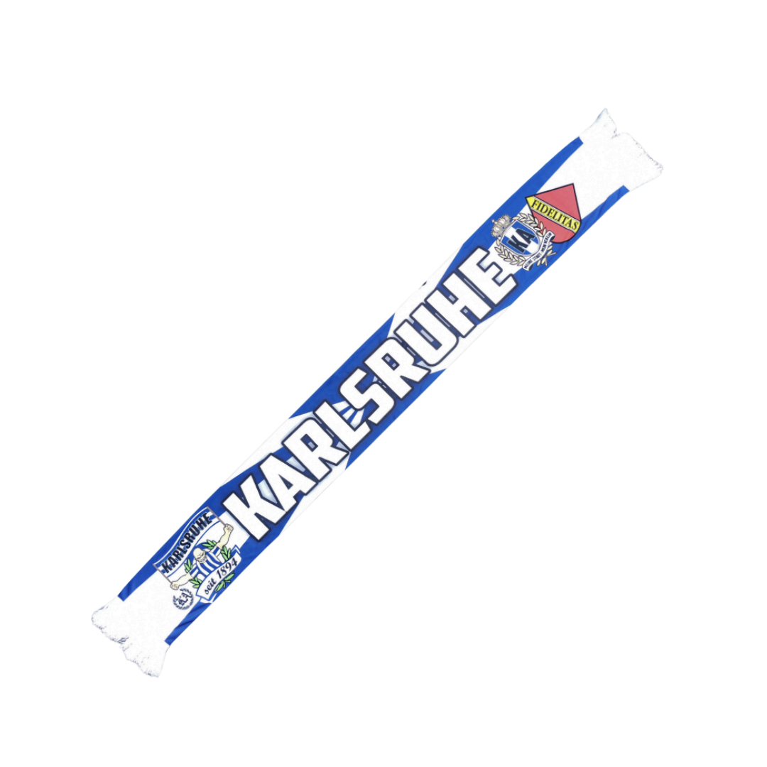 Polyesterschal „KARLSRUHE - Kein Verein für normale Fussball Fans"