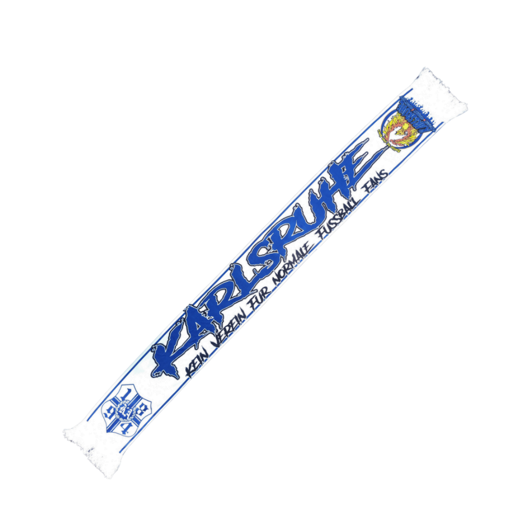 Polyesterschal „KARLSRUHE - Kein Verein für normale Fussball Fans"
