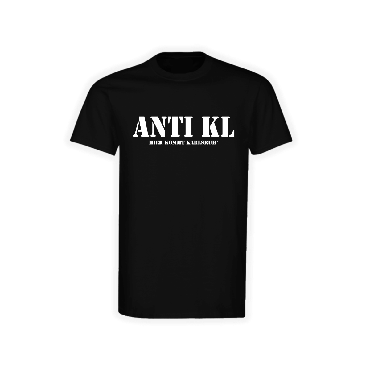 T-Shirt „ANTI KL“, schwarz