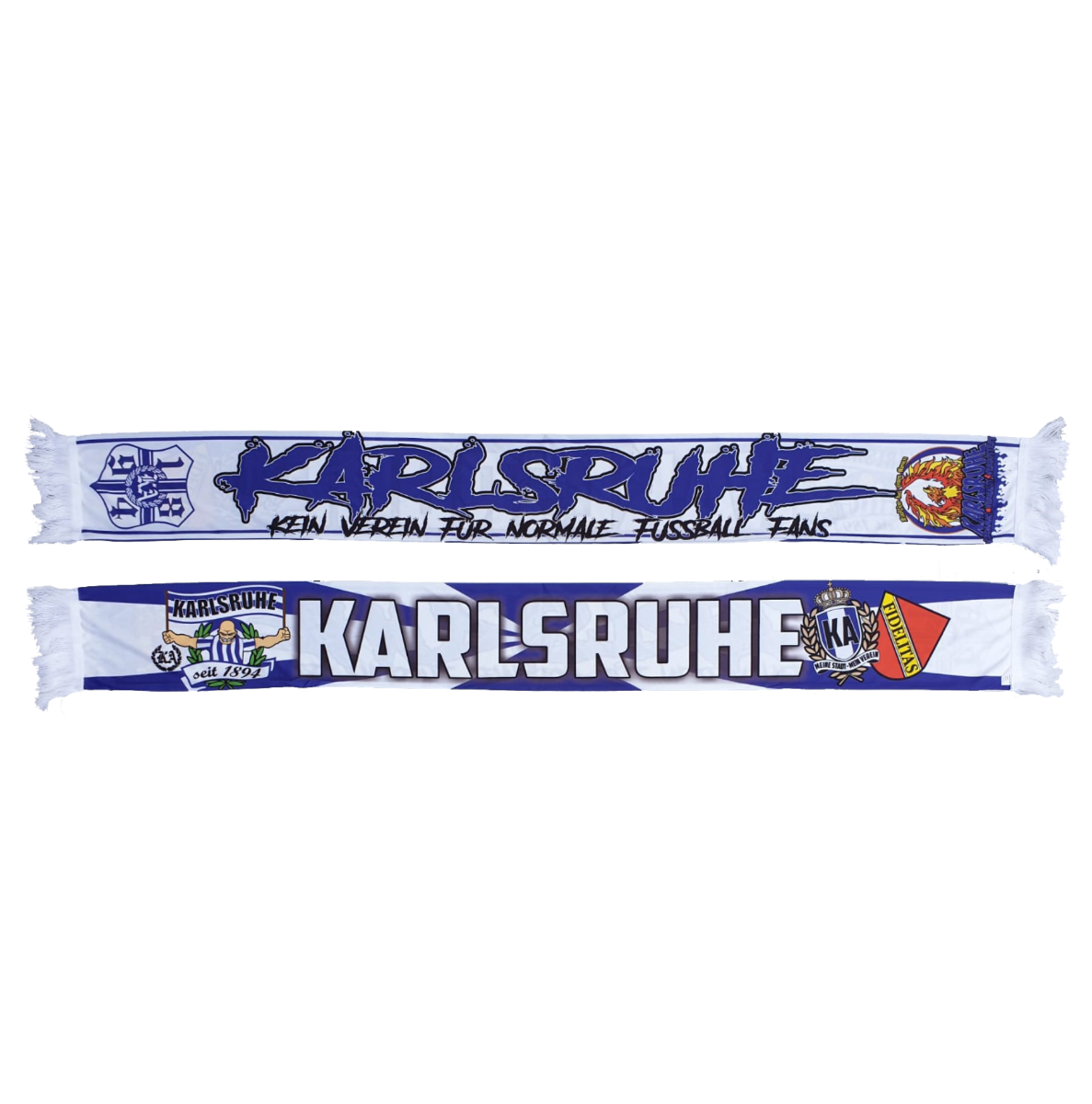 Polyesterschal „Karlsruhe – Kein Verein für normale Fussball Fans“