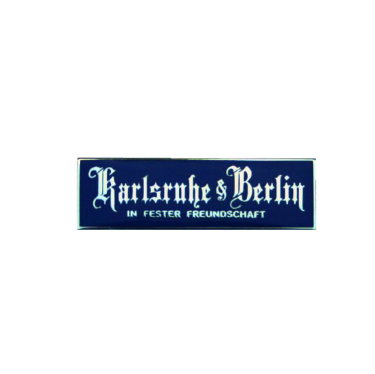 Pin „Karlsruhe & Berlin“ rechteckig