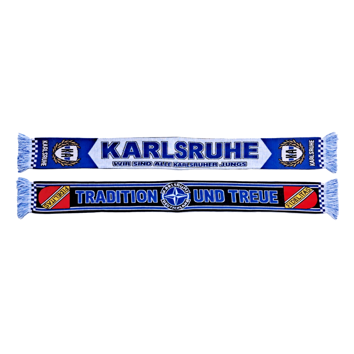 Jacquardschal „KARLSRUHE - Tradition und Treue“