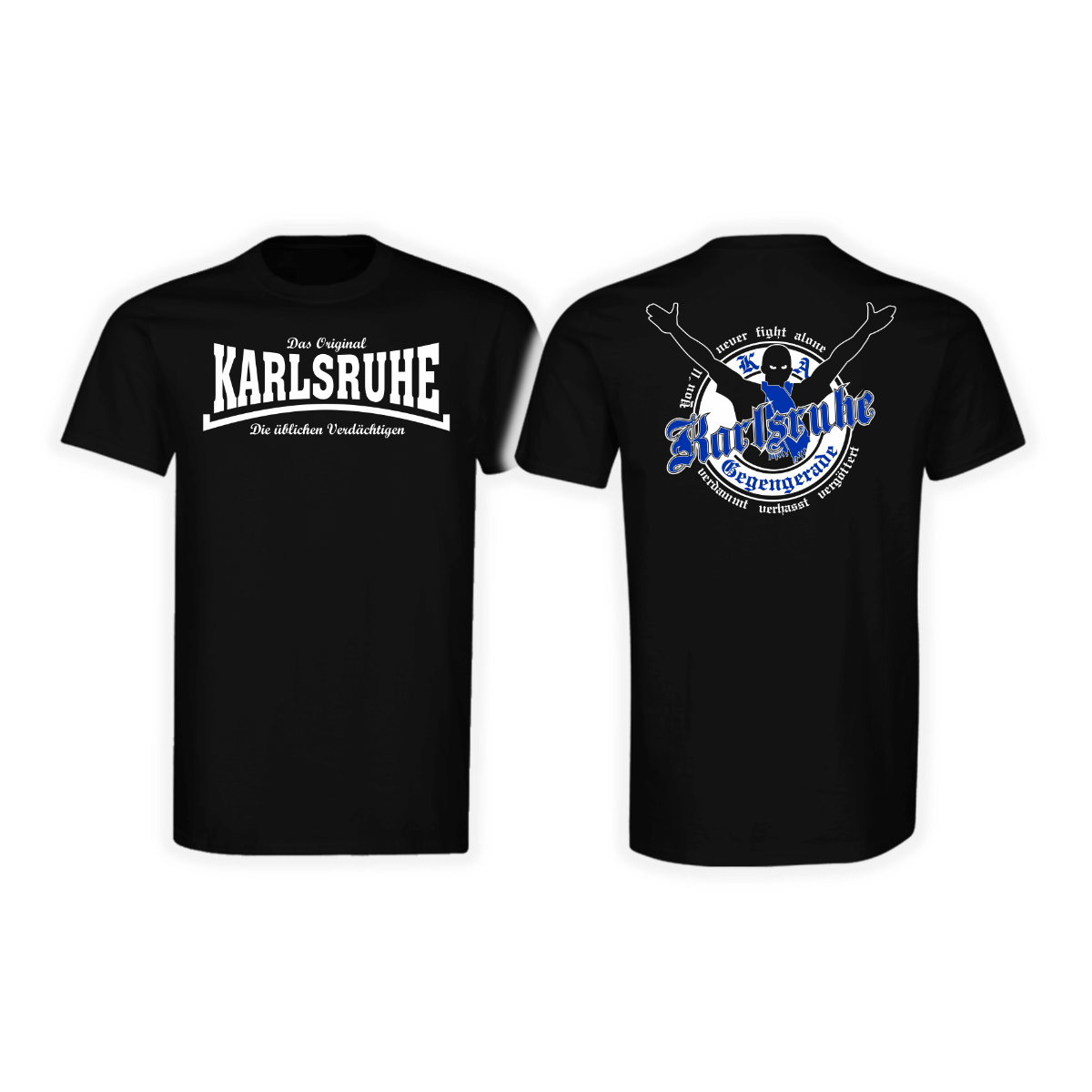 T-Shirt "Karlsruhe, die üblichen Verdächtigen - Fighter"