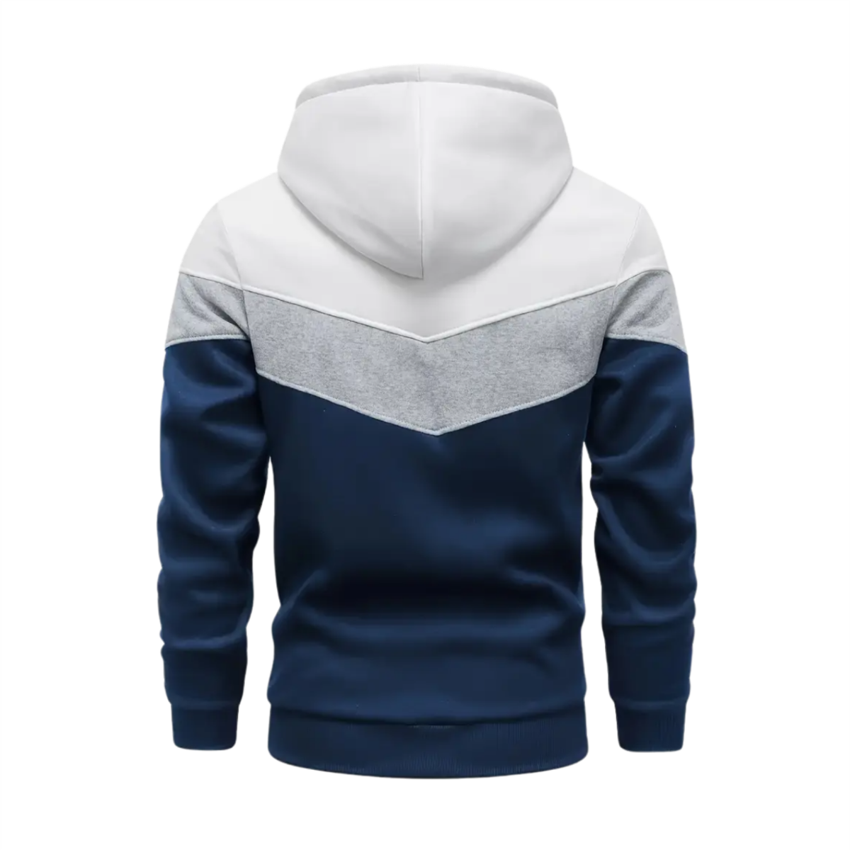 Besticktes Kapuzen Sweat-Shirt „1894" Logo navy/grau/weiß