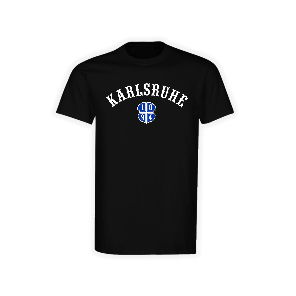 T-Shirt "Karlsruhe - 1894 Logo" schwarz