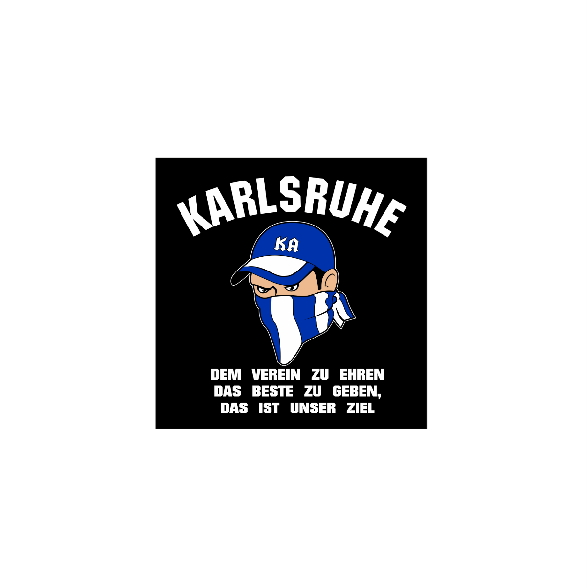  Aufkleberpaket "Karlsruhe - Tradition verpflichtet" (40 Stück)